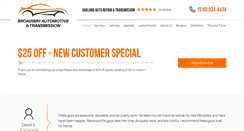 Desktop Screenshot of broadwayautotran.com